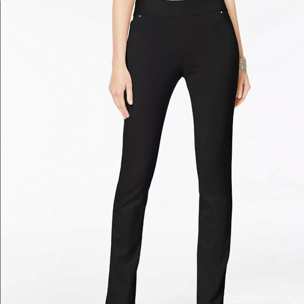 INC Womens Pants Ink Black 12 Dress Wide